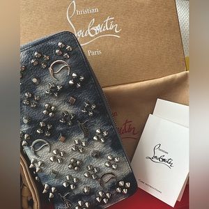 Christian Louboutin Panettone Multi Silver Wallet